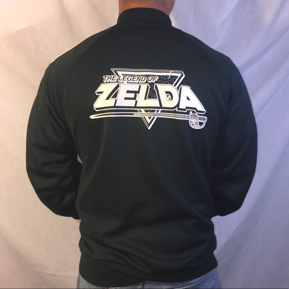 Vintage Nintendo Zelda Track Zip Up Jacket